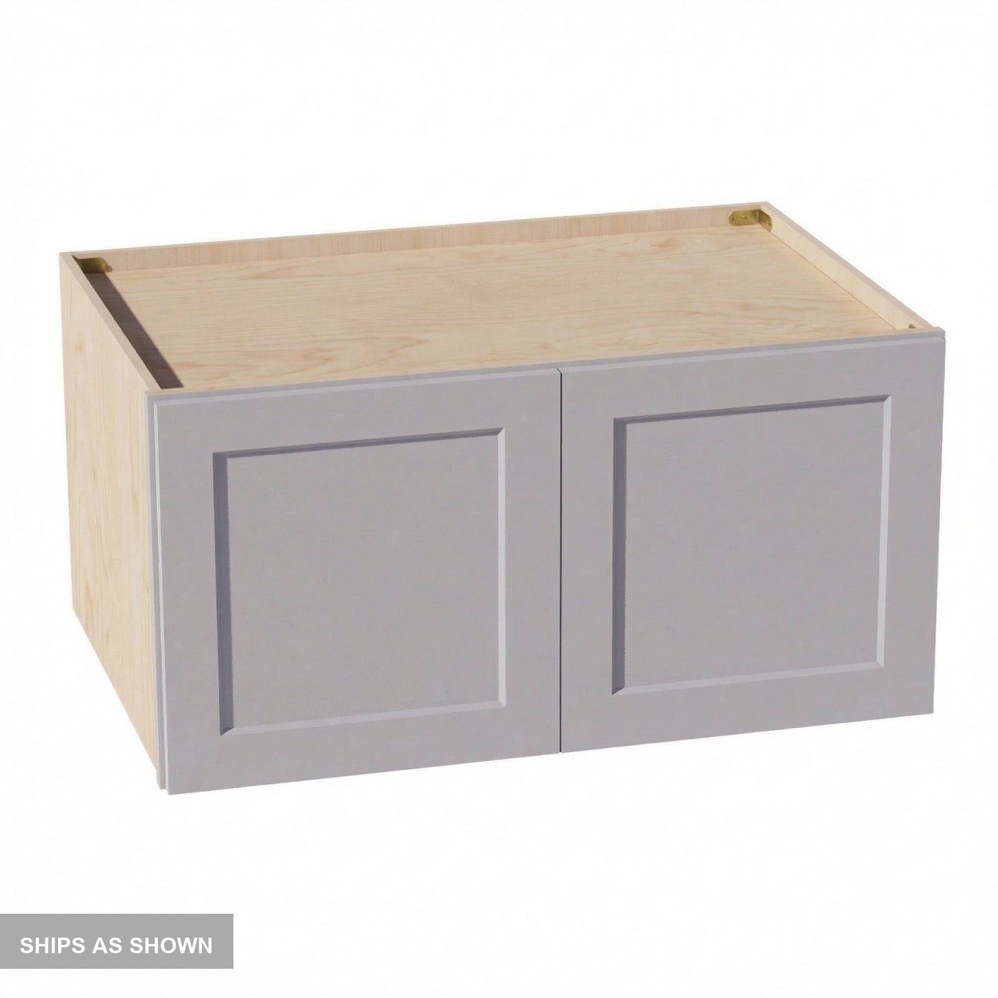 Shaker Bridge Wall Cabinet 36" (W361824) · Ardelle - Ash - Flat Pack