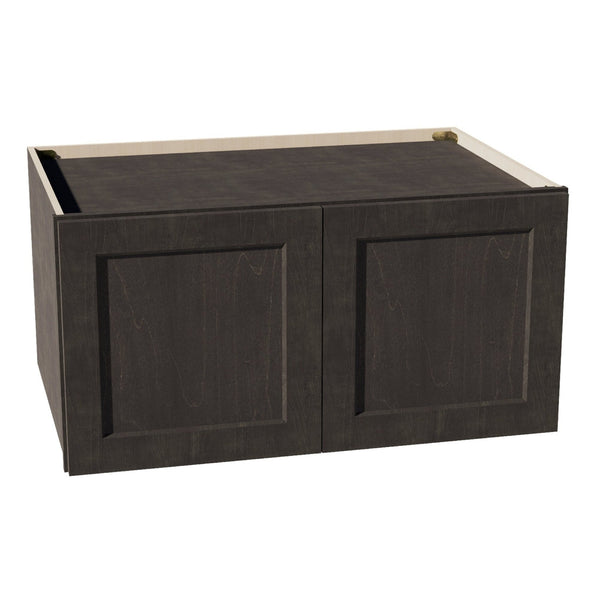 Shaker Bridge Wall Cabinet 36" (W361824) · Ardelle - Charcoal - Hero