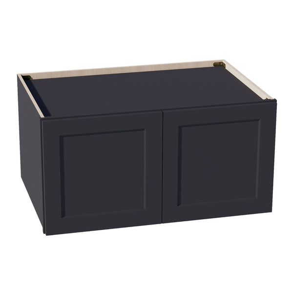 Shaker Bridge Wall Cabinet 36" (W361824) · Ardelle - Ebony - Hero