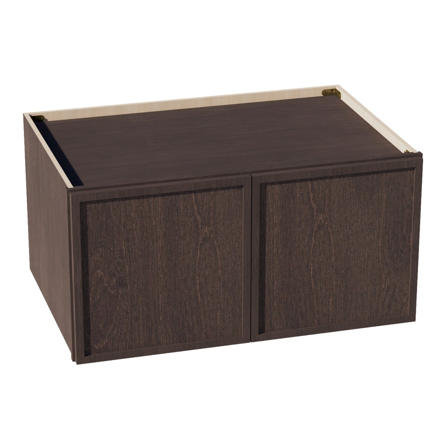 Slim Shaker Bridge Wall Cabinet 36" (W361824) · Slim - Mocha - Hero