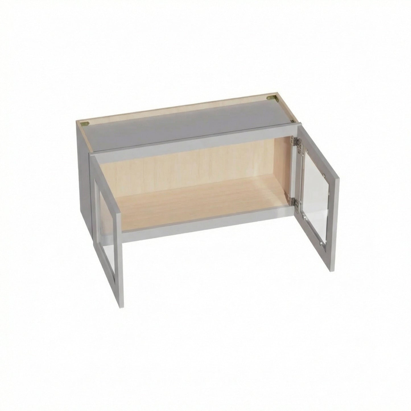 Shaker Bridge Wall Cabinet 36" (W3618GD) · Ardelle - Ash - Interior