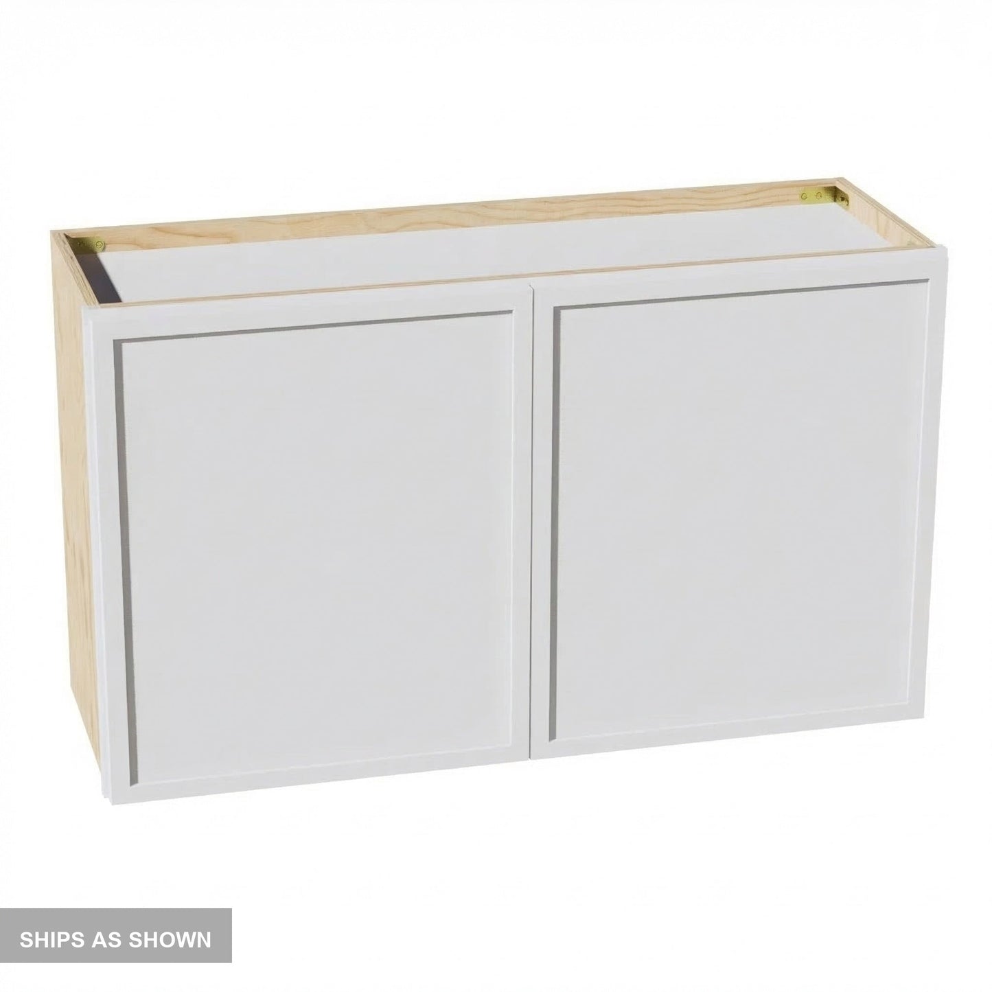 Slim Shaker Bridge Wall Cabinet 36" (W3621) · Slim - Frost - Flat Pack