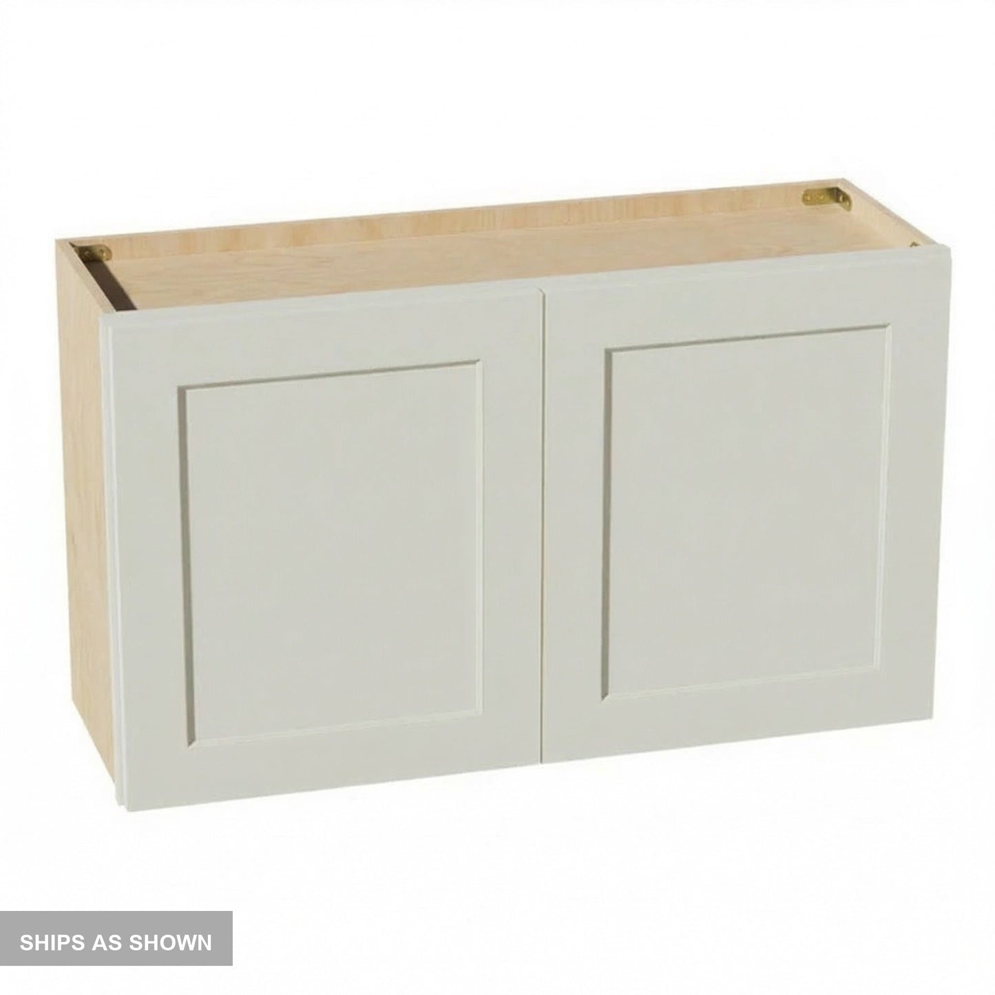 Shaker Bridge Wall Cabinet 36" (W3621) · Tallis - Swan White - Flat Pack