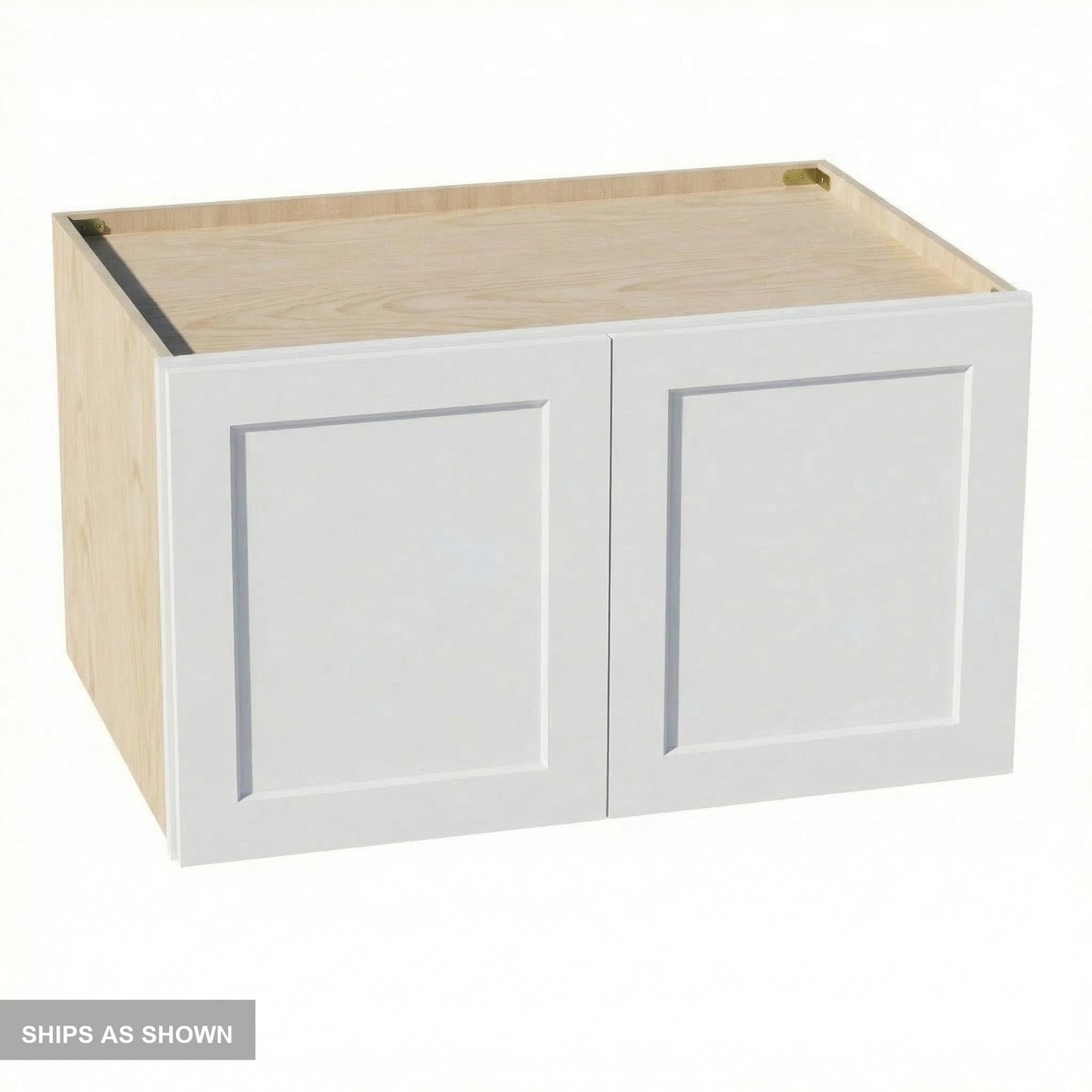 Shaker Bridge Wall Cabinet 36" (W362124) · Ardelle - White - Flat Pack