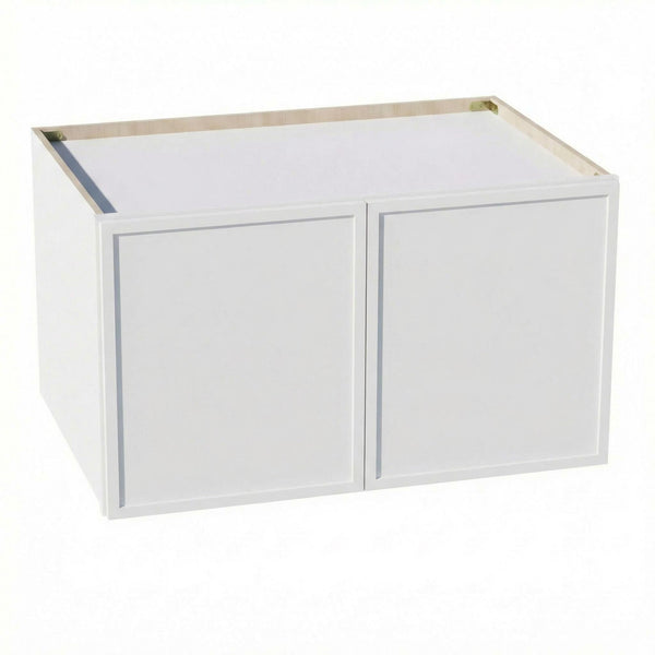 Slim Shaker Bridge Wall Cabinet 36" (W362124) · Slim - Frost - Hero