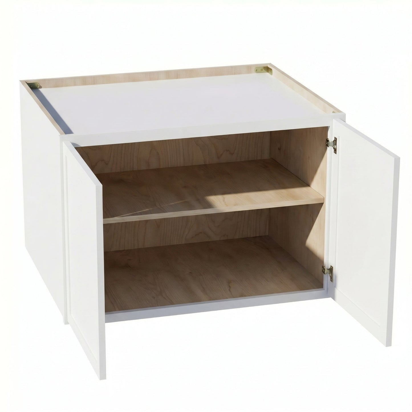Slim Shaker Bridge Wall Cabinet 36" (W362124) · Slim - Frost - Interior