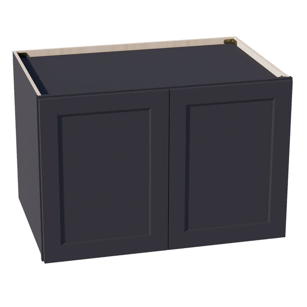 Shaker Bridge Wall Cabinet 36" (W362424) · Ardelle - Ebony - Hero