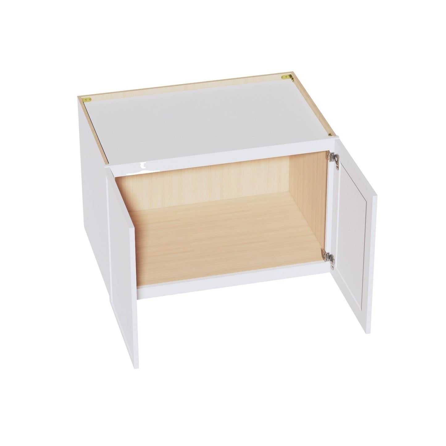 Slim Shaker Bridge Wall Cabinet 36" (W362424) · Slim - Frost - Interior