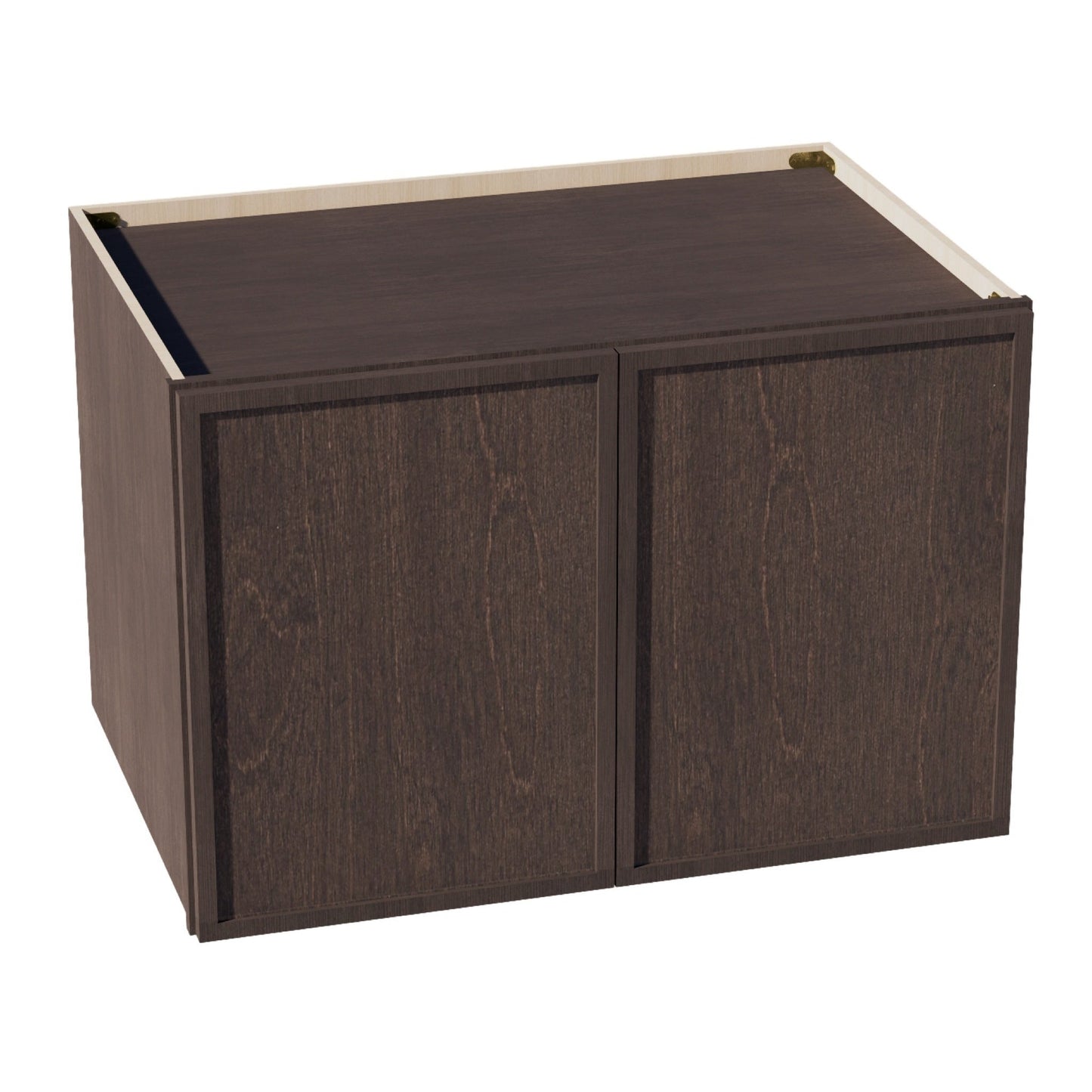 Slim Shaker Bridge Wall Cabinet 36" (W362424) · Slim - Mocha - Hero