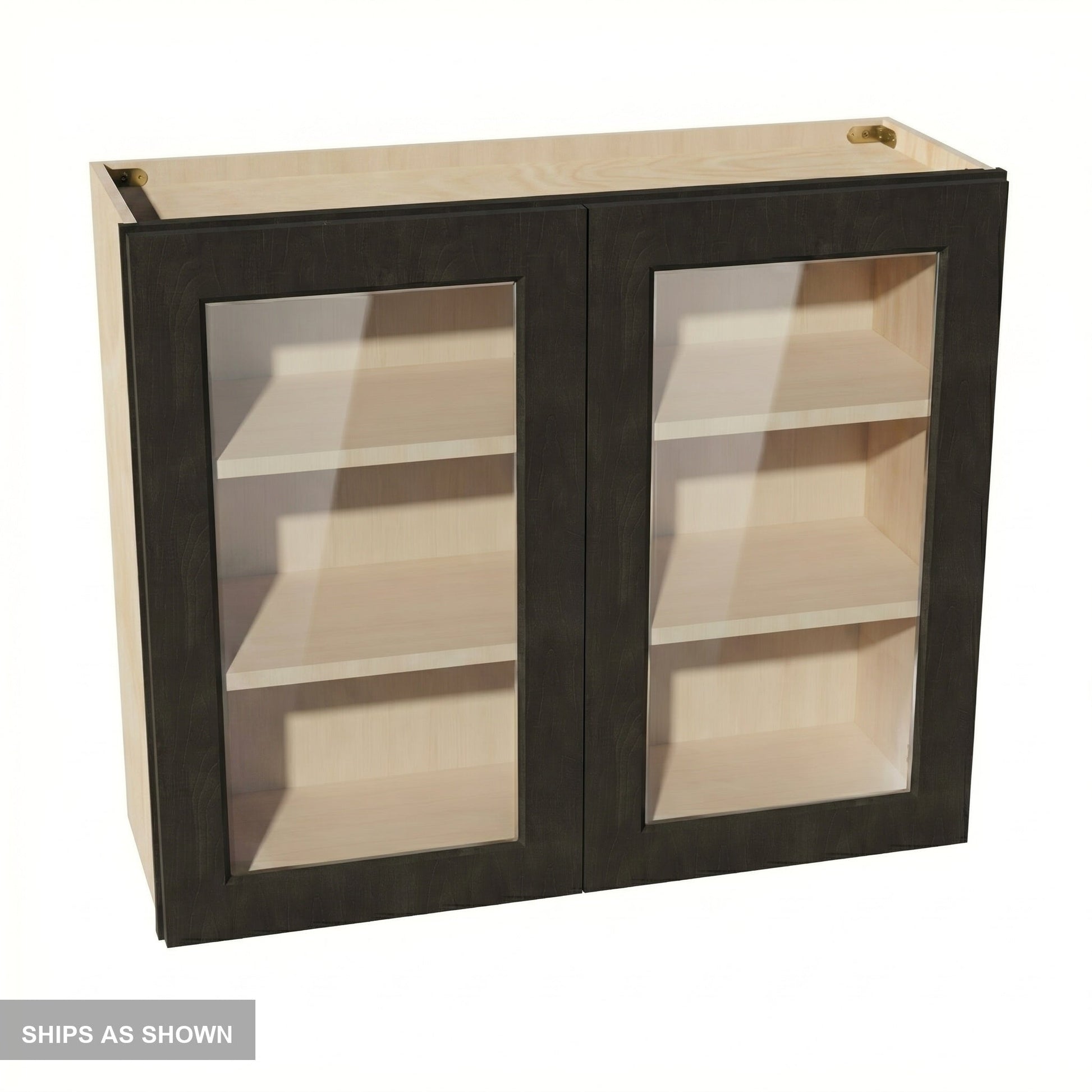 Shaker Glass Door Wall Cabinet 36" (W3630GD) · Ardelle