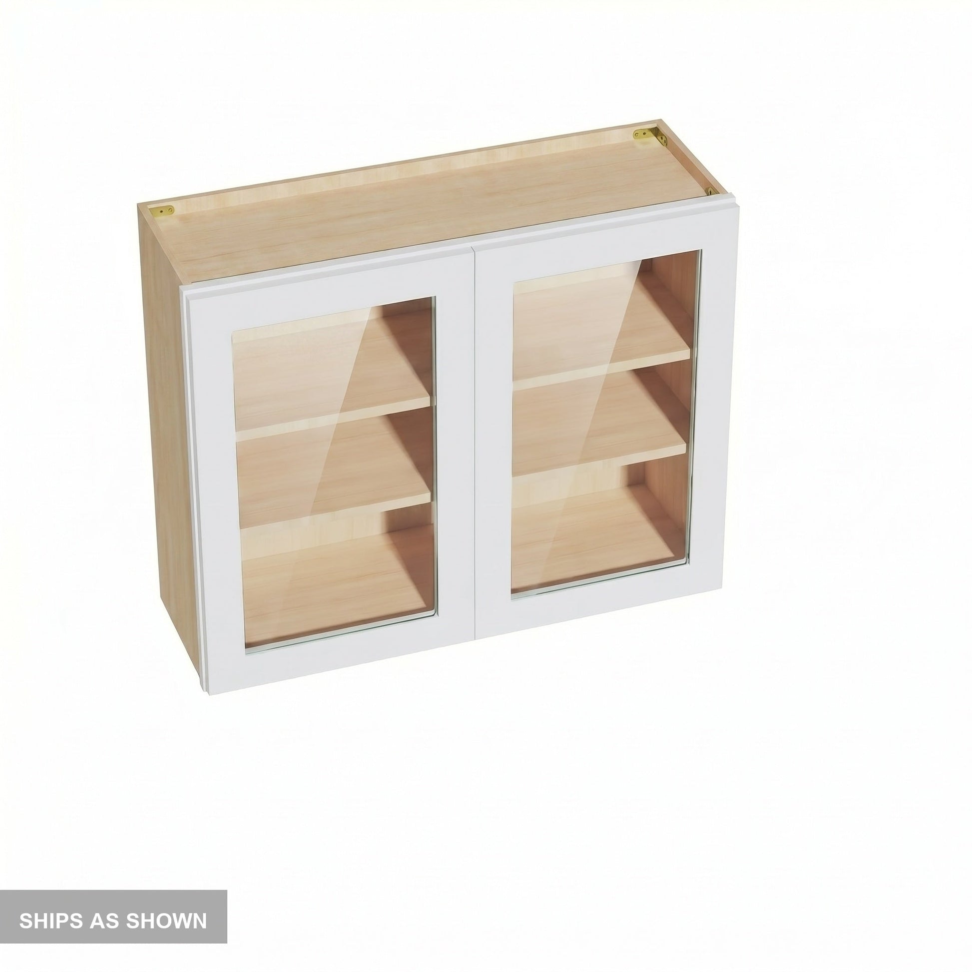 Shaker Glass Door Wall Cabinet 36" (W3630GD) · Ardelle