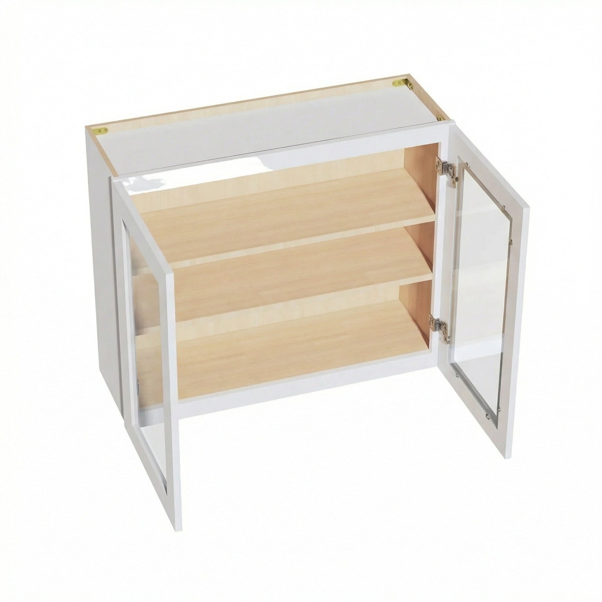 Shaker Glass Door Wall Cabinet 36" (W3630GD) · Ardelle
