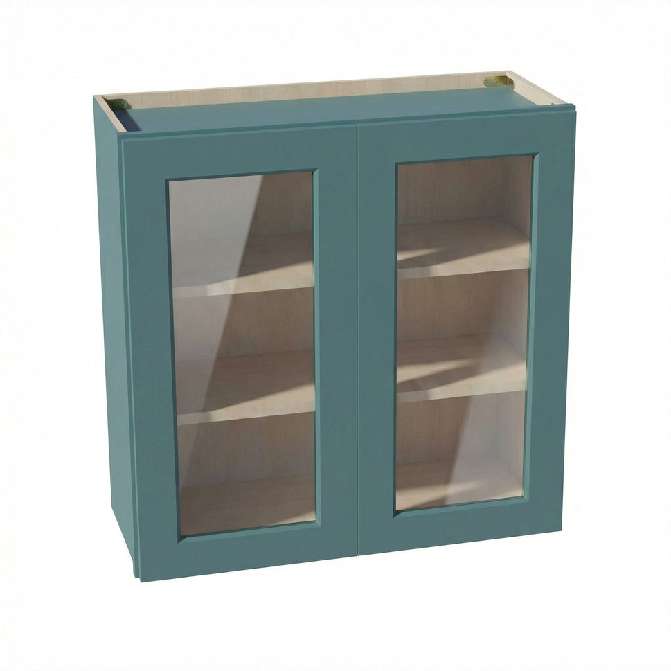 Shaker Glass Door Wall Cabinet 36" (W3630GD) · Tallis