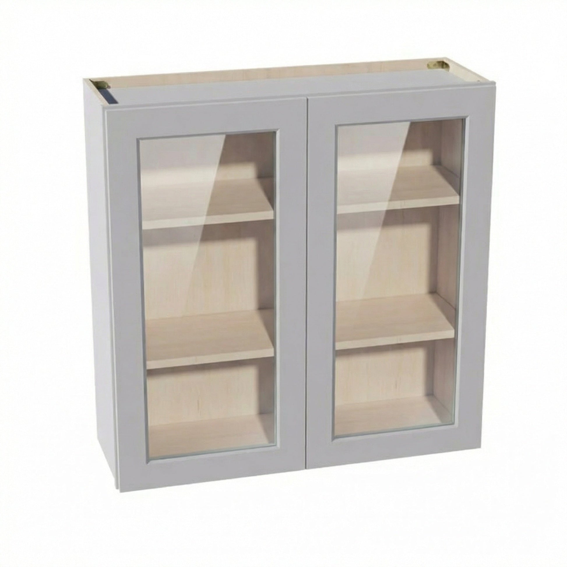 Shaker Glass Door Wall Cabinet 36" (W3636GD) · Ardelle