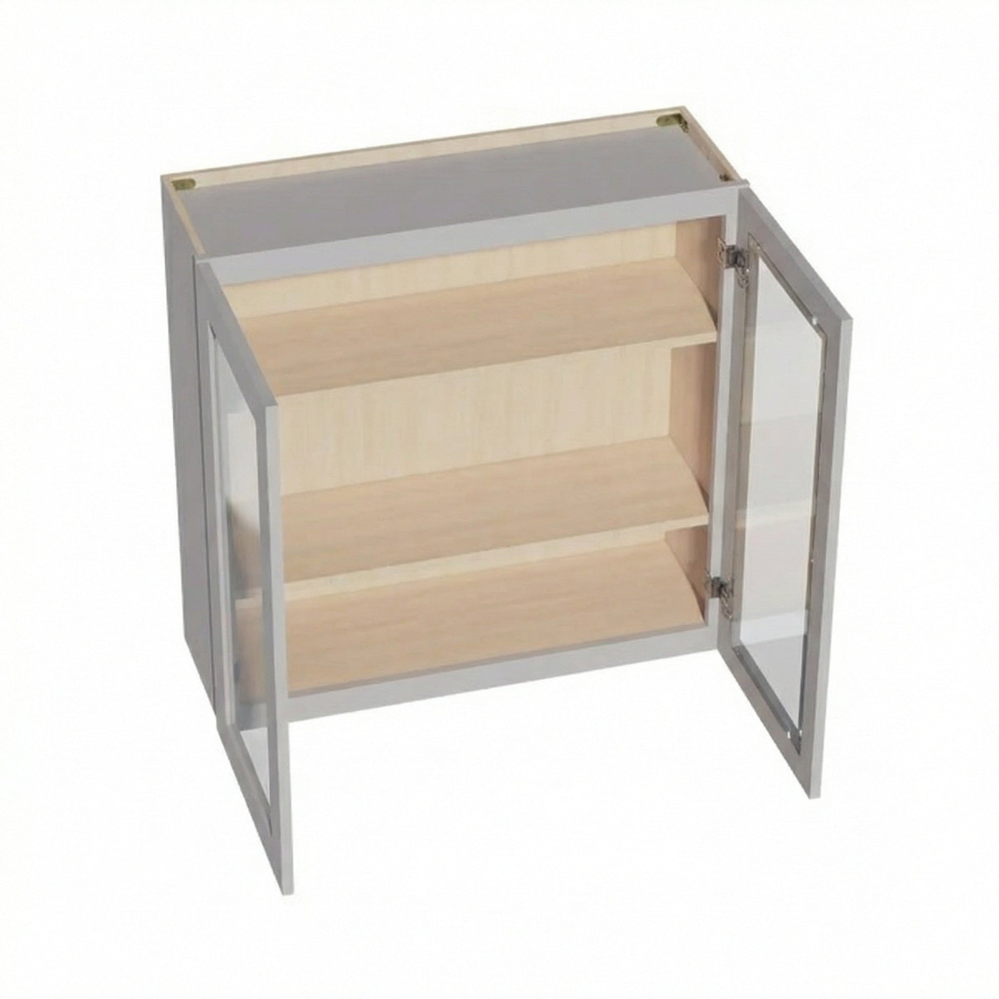 Shaker Glass Door Wall Cabinet 36" (W3636GD) · Ardelle