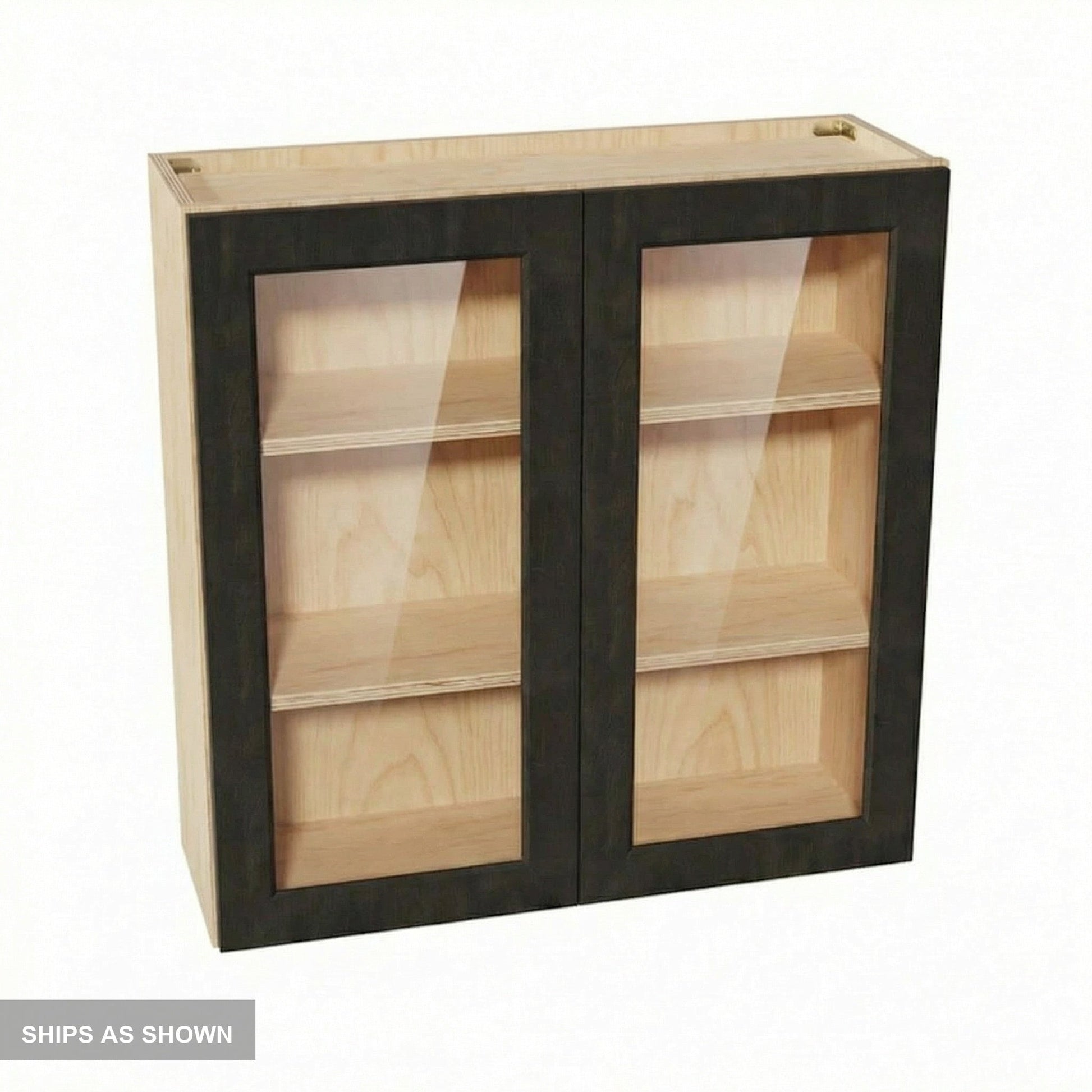 Shaker Glass Door Wall Cabinet 36" (W3636GD) · Ardelle