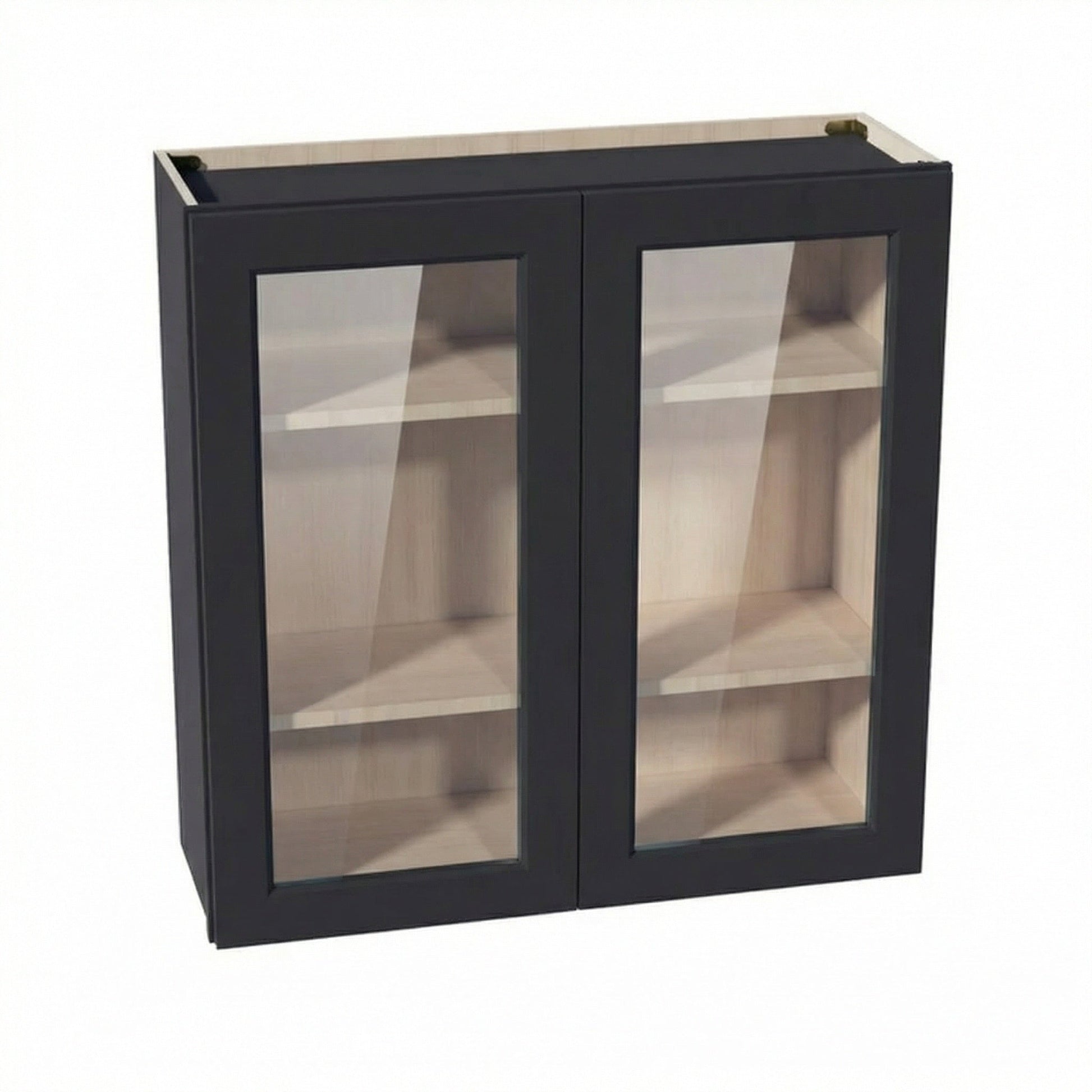 Shaker Glass Door Wall Cabinet 36" (W3636GD) · Ardelle