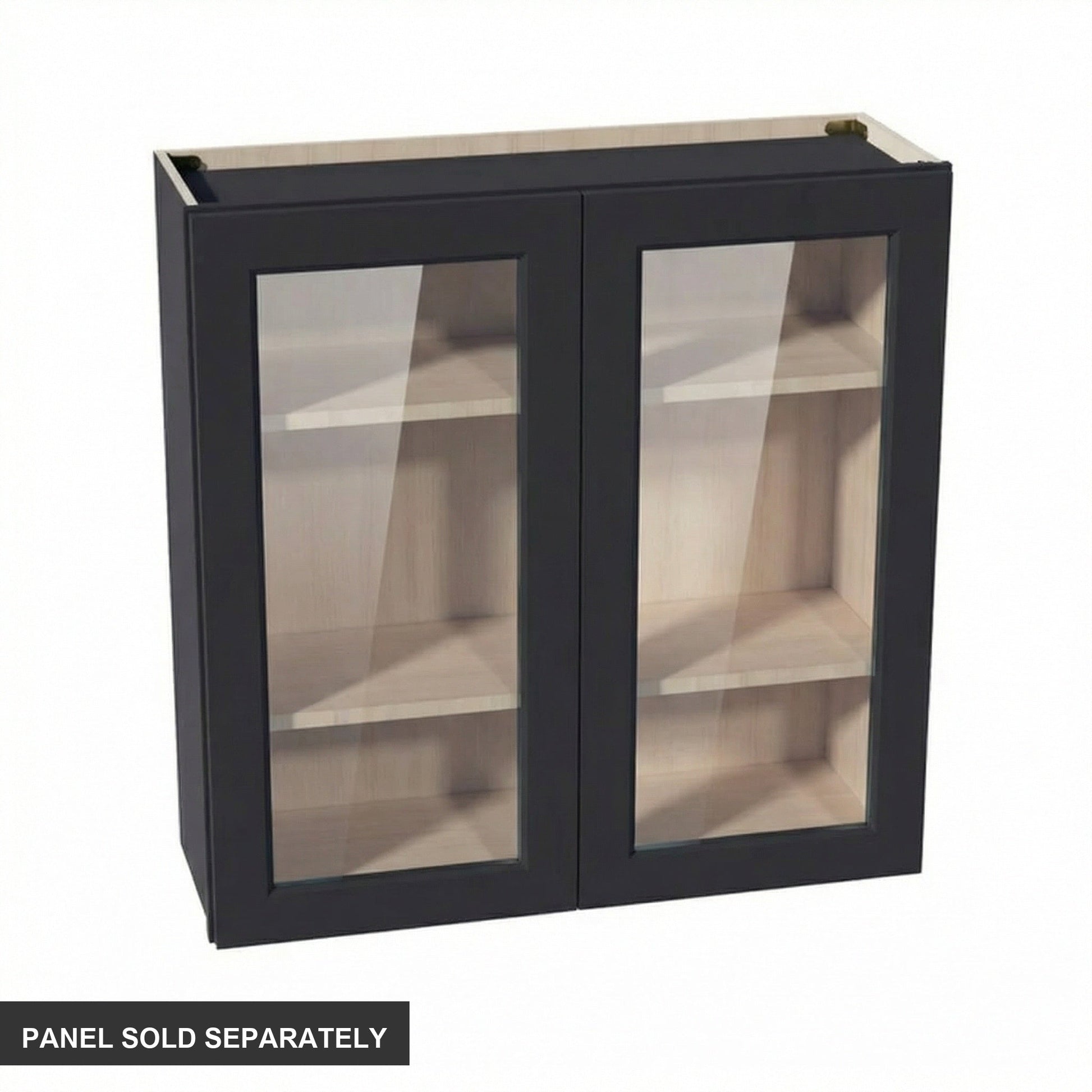 Shaker Glass Door Wall Cabinet 36" (W3636GD) · Ardelle
