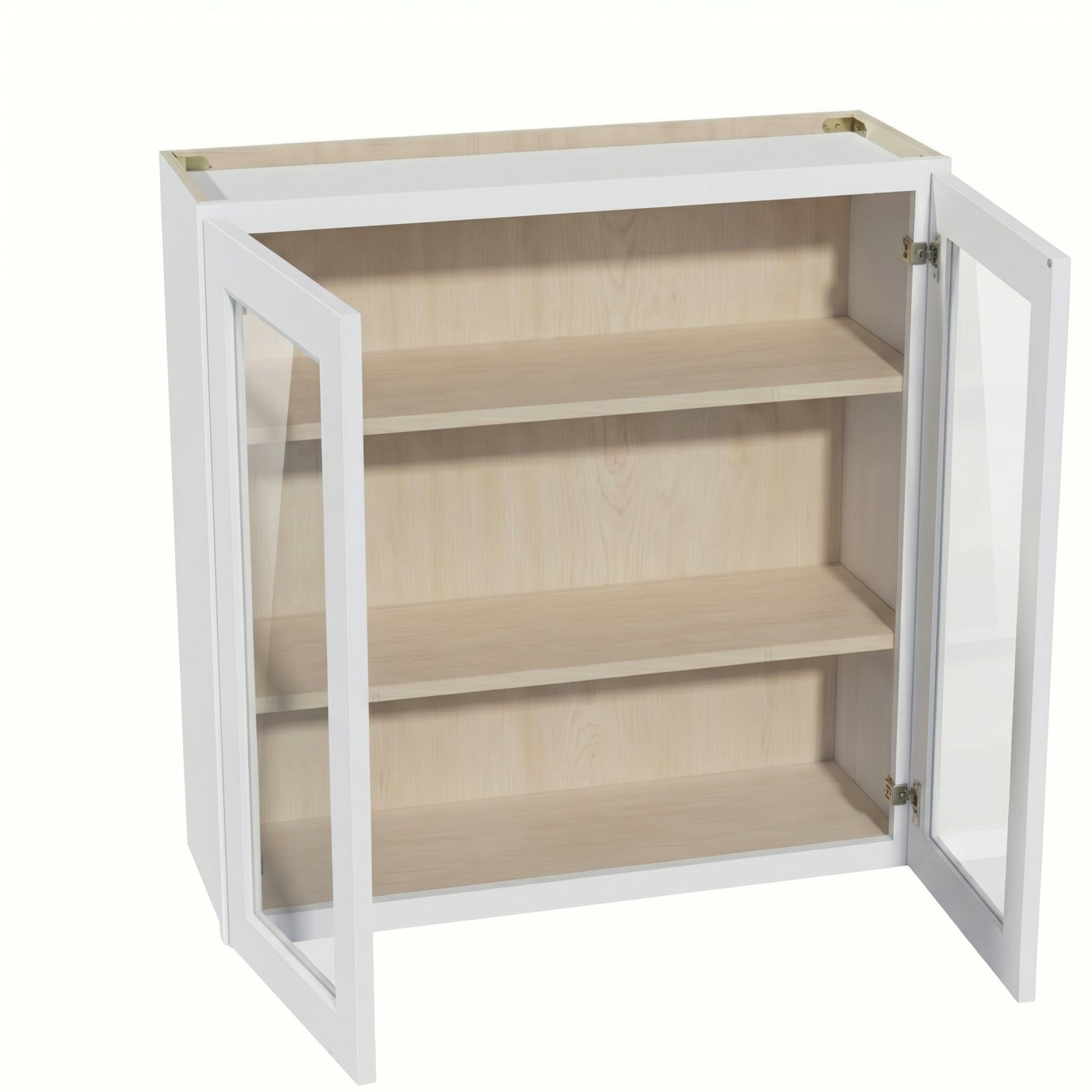 Shaker Glass Door Wall Cabinet 36" (W3636GD) · Ardelle