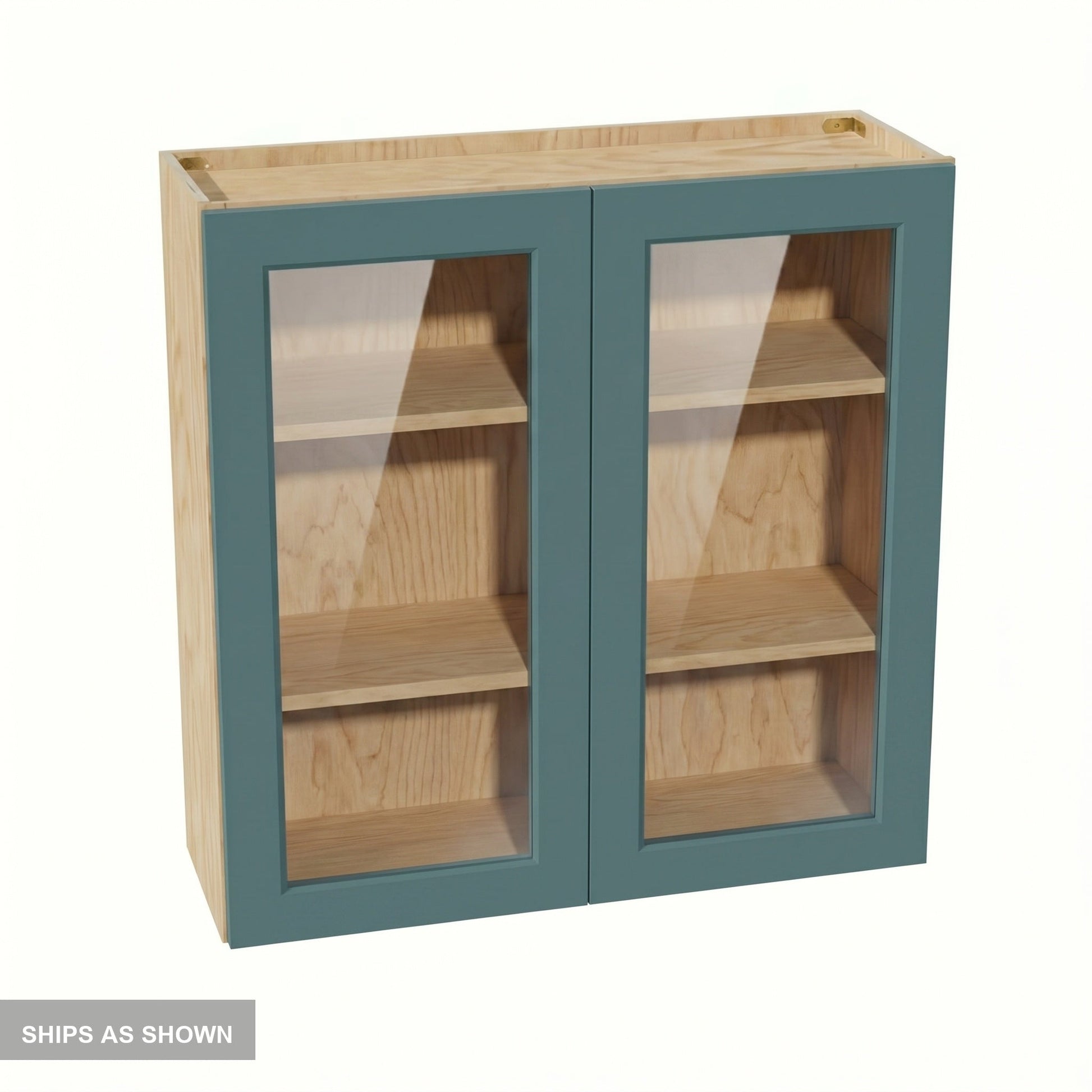 Shaker Glass Door Wall Cabinet 36" (W3636GD) · Tallis