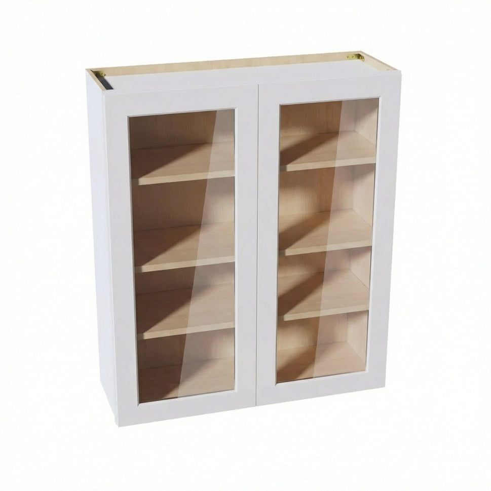 Shaker Glass Door Wall Cabinet 36" (W3642GD) · Ardelle