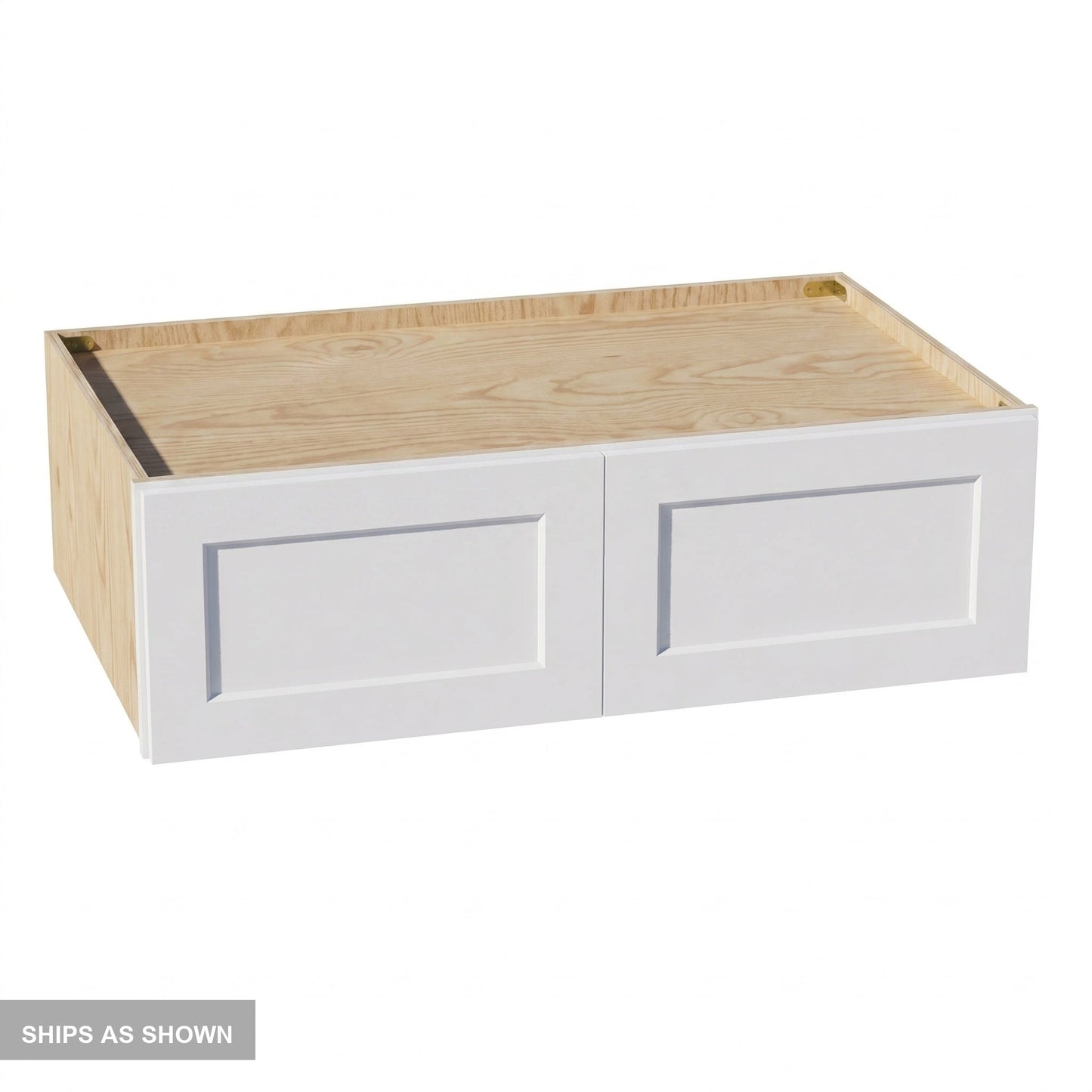 Shaker Bridge Wall Cabinet 39" (W3912) · Ardelle - White - Flat Pack