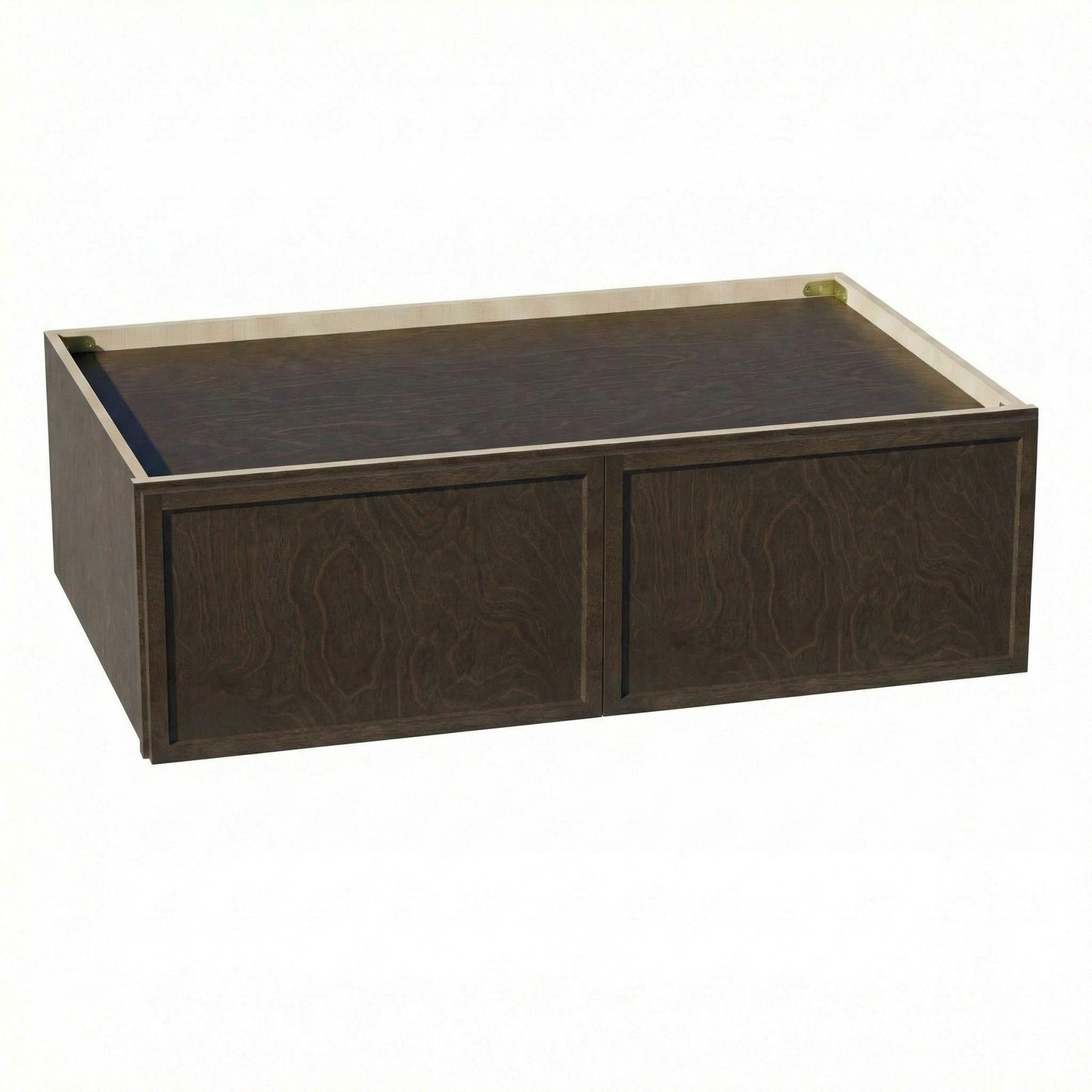 Slim Shaker Bridge Wall Cabinet 39" (W3912) · Slim - Mocha - Hero