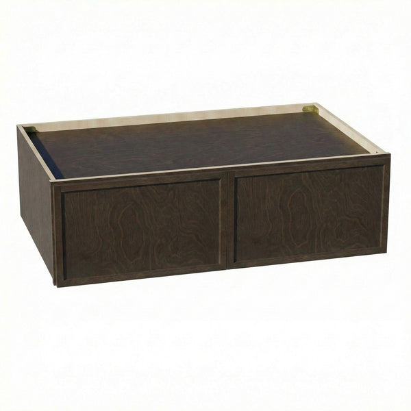 Slim Shaker Bridge Wall Cabinet 39" (W3912) · Slim - Mocha - Hero