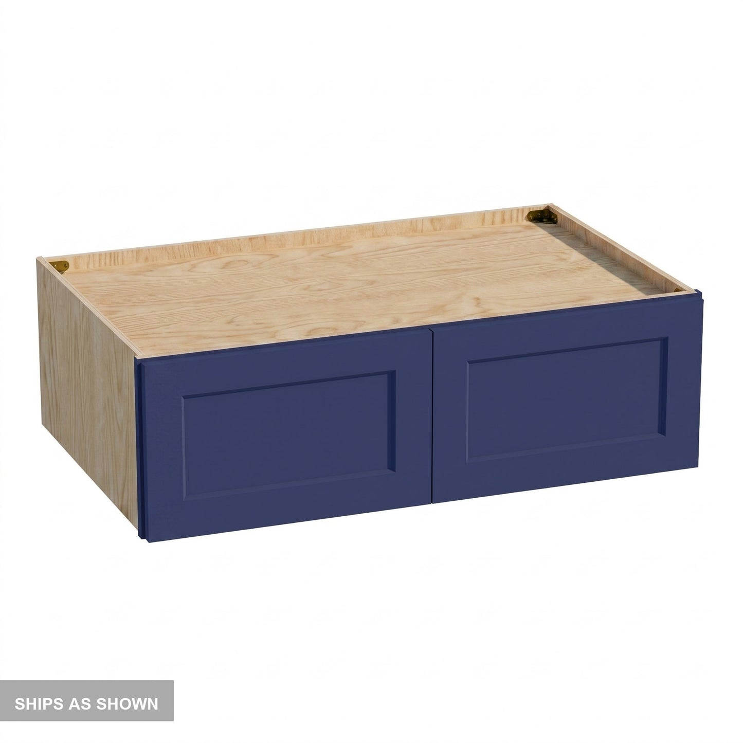 Shaker Bridge Wall Cabinet 39" (W391224) · Ardelle - Blue - Flat Pack