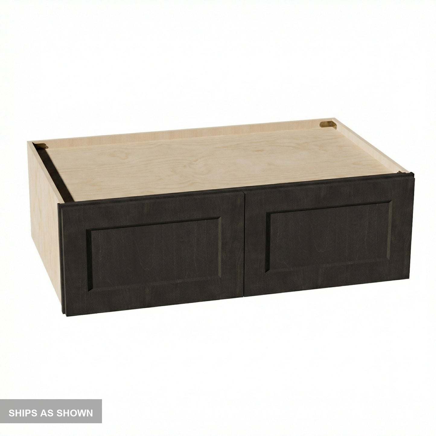 Shaker Bridge Wall Cabinet 39" (W391224) · Ardelle - Charcoal - Flat Pack