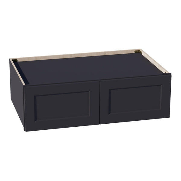 Shaker Bridge Wall Cabinet 39" (W391224) · Ardelle - Ebony - Hero