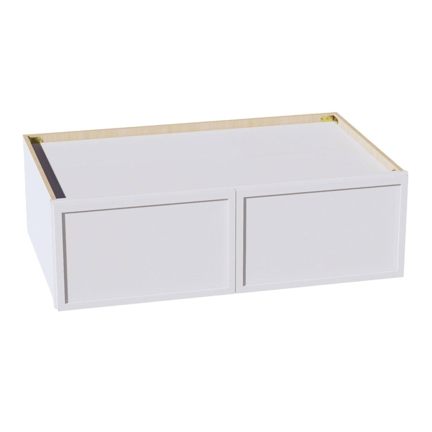 Slim Shaker Bridge Wall Cabinet 39" (W391224) · Slim - Frost - Hero