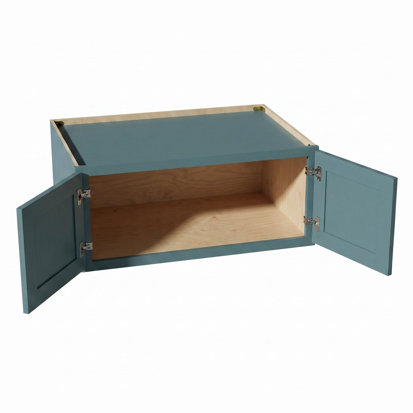 Shaker Bridge Wall Cabinet 39" (W391224) · Tallis - Fairy Green - Interior