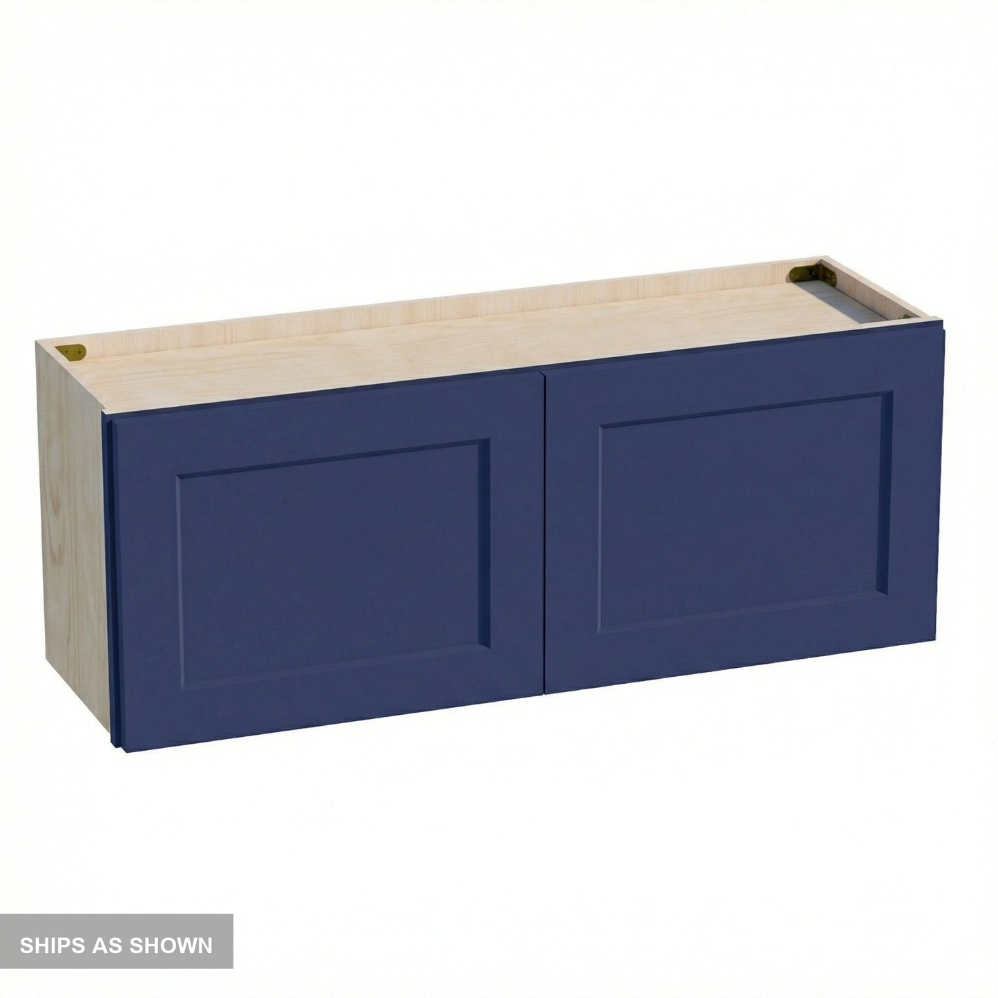 Shaker Bridge Wall Cabinet 39" (W3915) · Ardelle - Blue - Flat Pack
