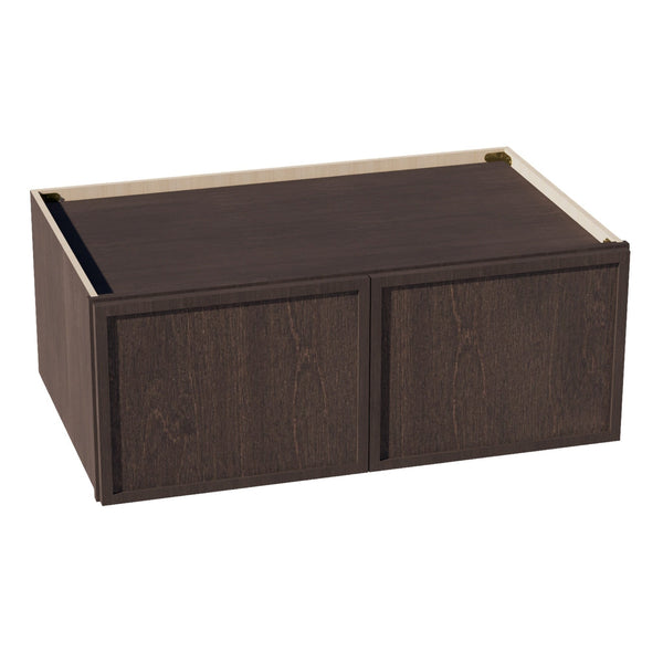 Slim Shaker Bridge Wall Cabinet 39" (W3915) · Slim - Mocha - Hero