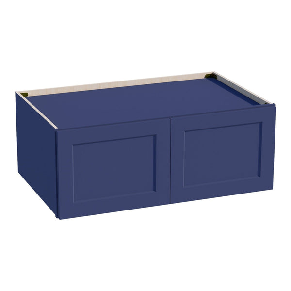 Shaker Bridge Wall Cabinet 39" (W391524) · Ardelle - Blue - Hero