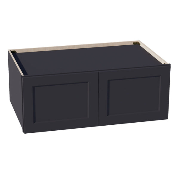 Shaker Bridge Wall Cabinet 39" (W391524) · Ardelle - Ebony - Hero