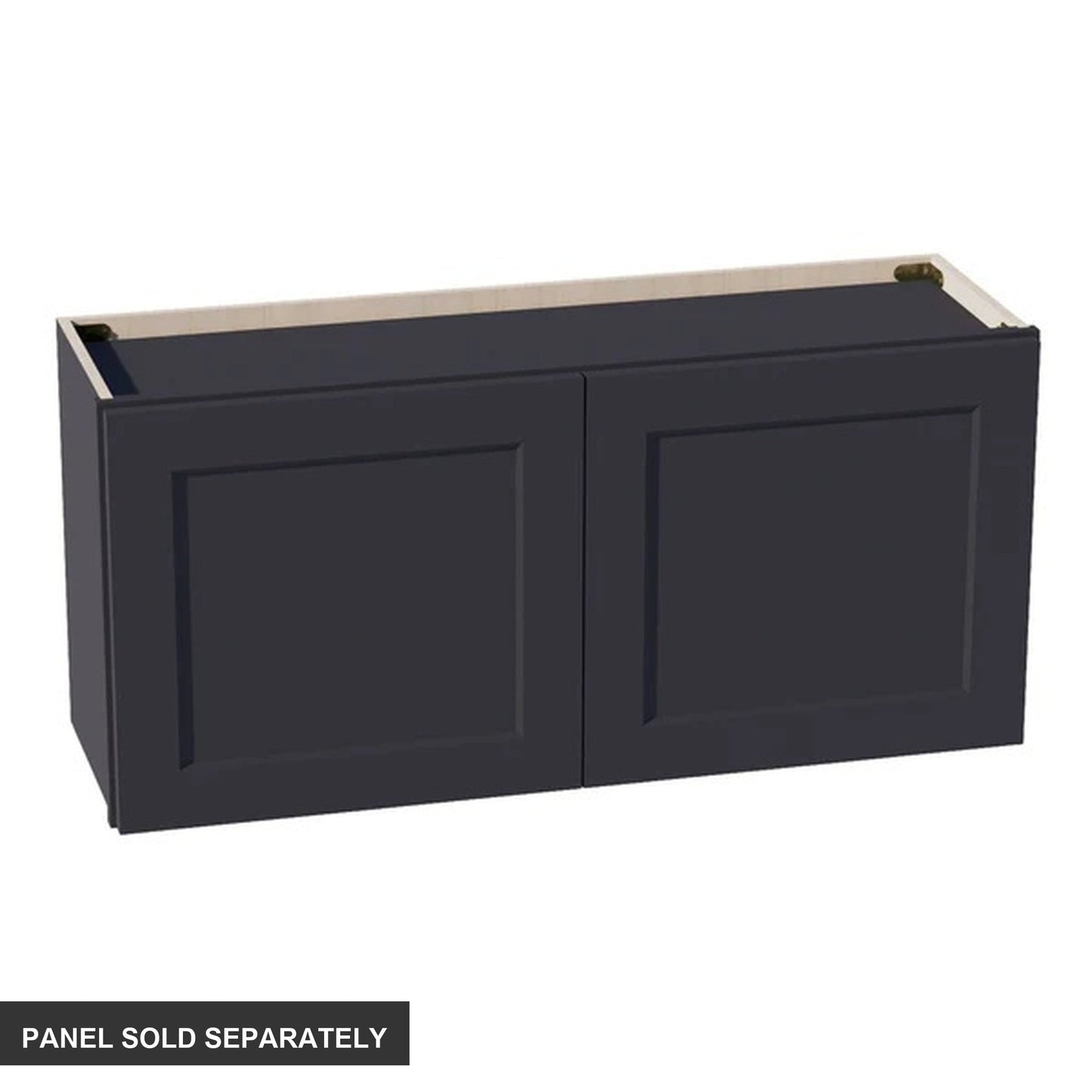 Shaker Bridge Wall Cabinet 39" (W3918) · Ardelle - Ebony - Product