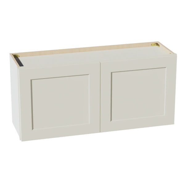 Shaker Bridge Wall Cabinet 39" (W3918) · Tallis - Swan White - Hero