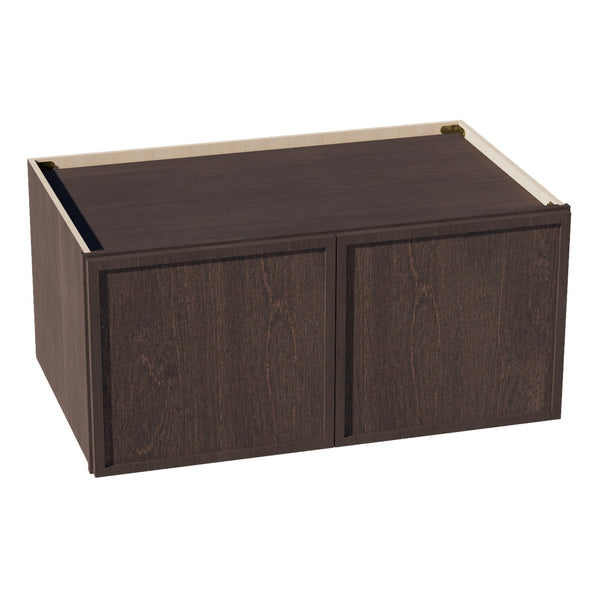 Slim Shaker Bridge Wall Cabinet 39" (W391824) · Slim - Mocha - Hero