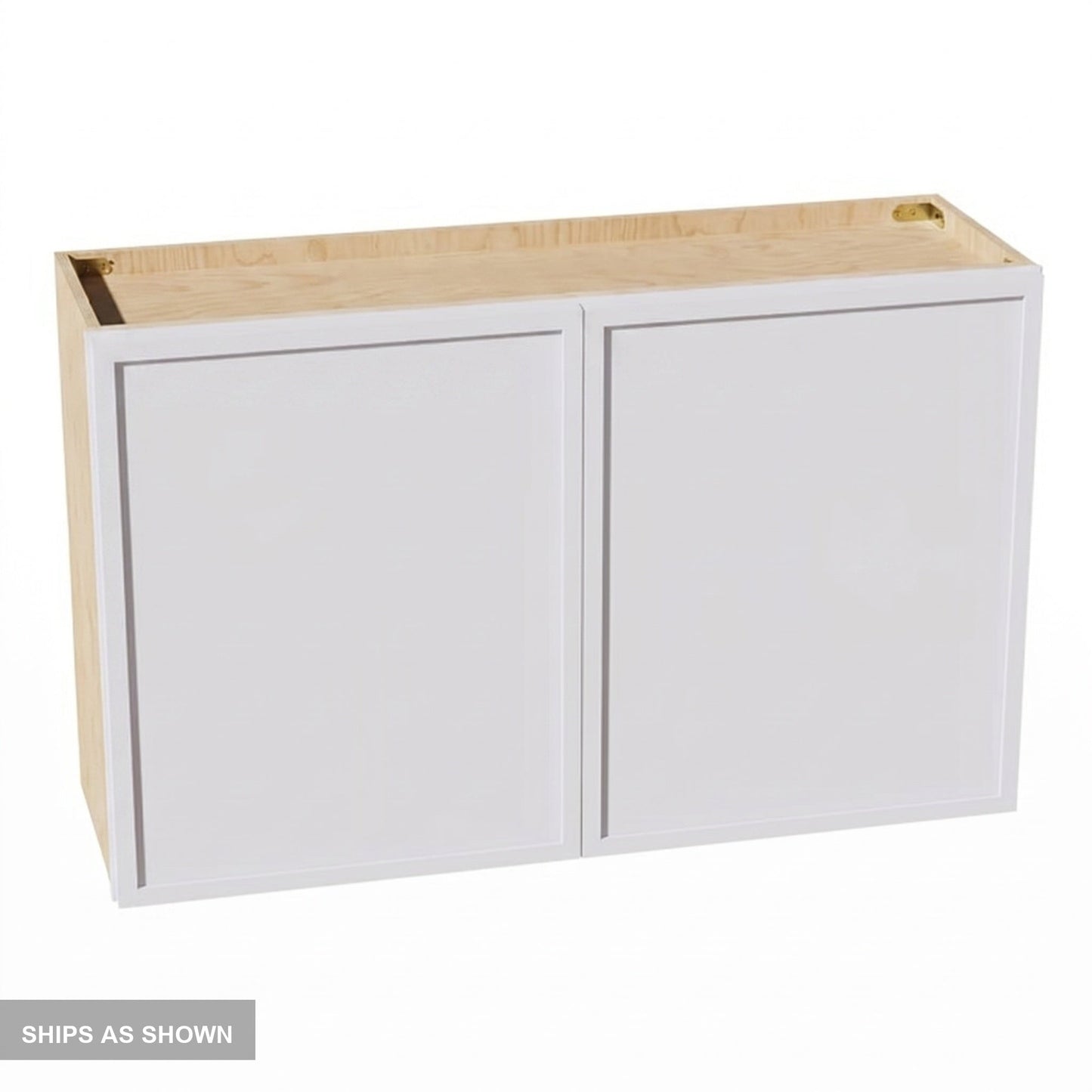 Slim Shaker Bridge Wall Cabinet 39" (W3924) · Slim - Frost - Flat Pack
