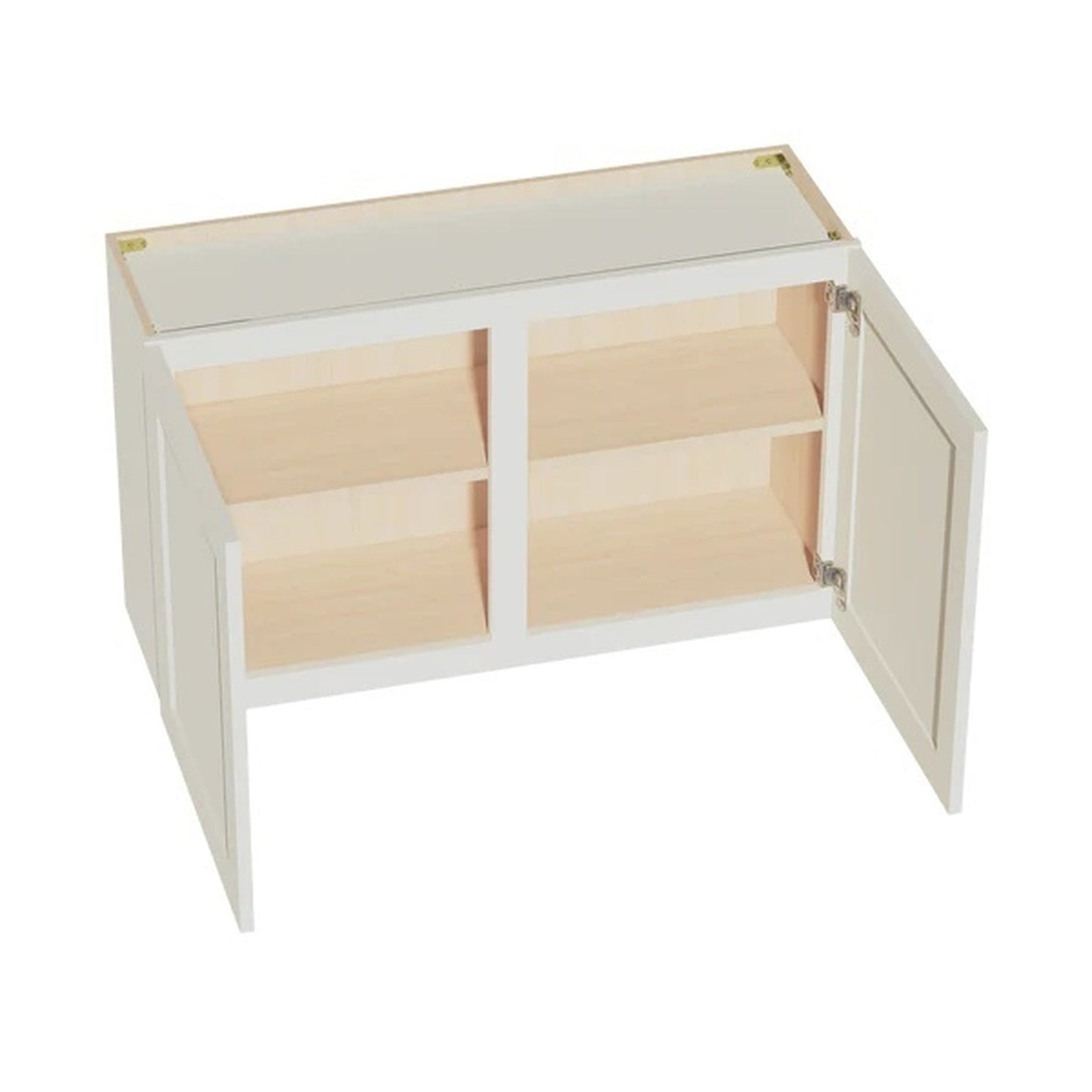 Shaker Bridge Wall Cabinet 39" (W3924) · Tallis - Swan White - Interior