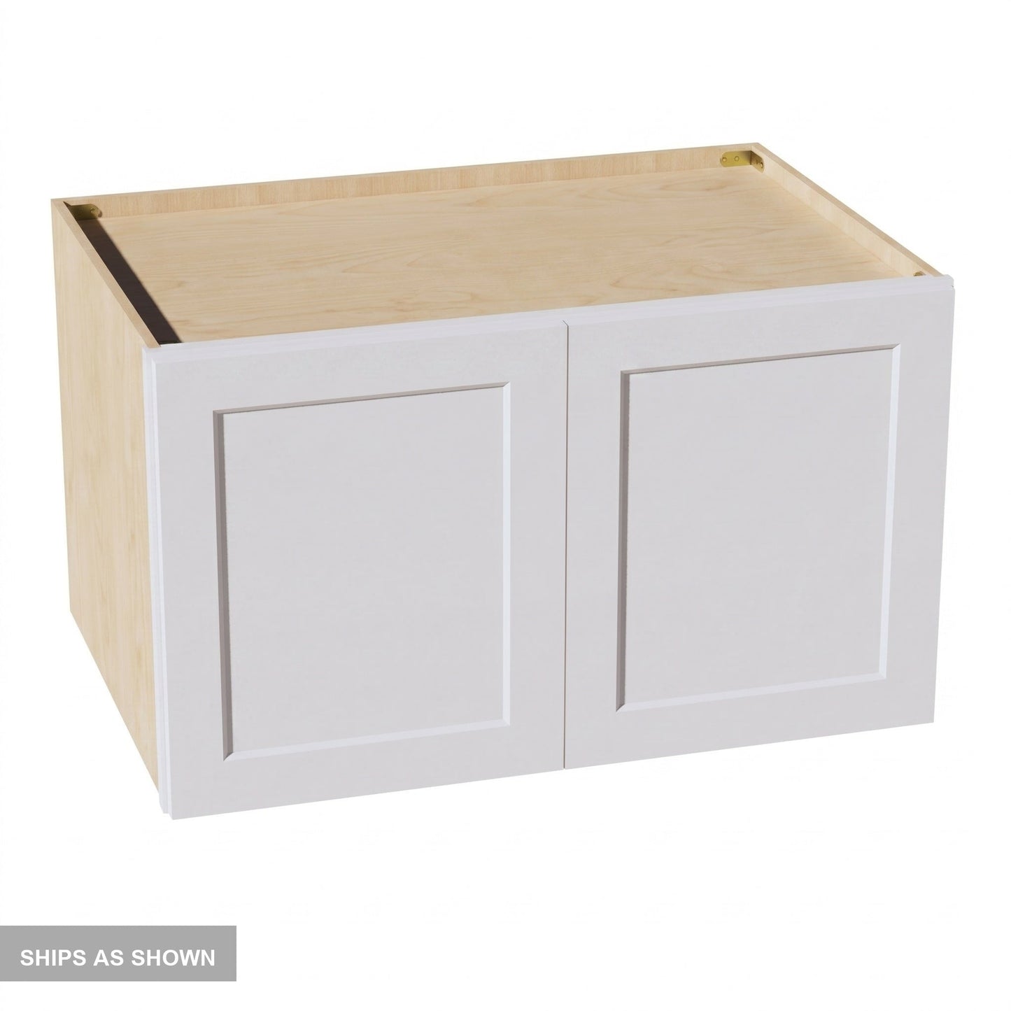 Shaker Bridge Wall Cabinet 39" (W392424) · Ardelle - White - Flat Pack