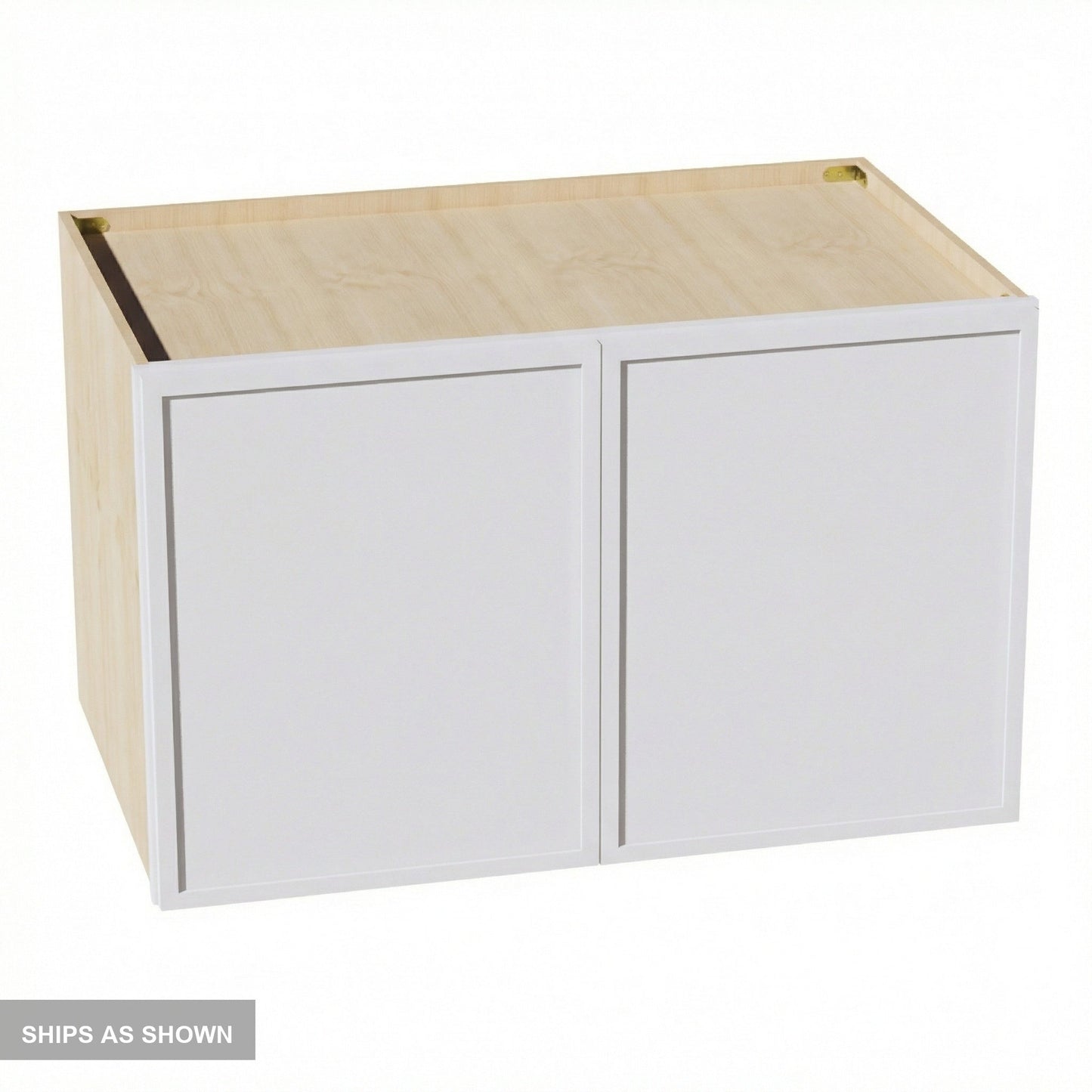 Slim Shaker Bridge Wall Cabinet 39" (W392424) · Slim - Frost - Flat Pack