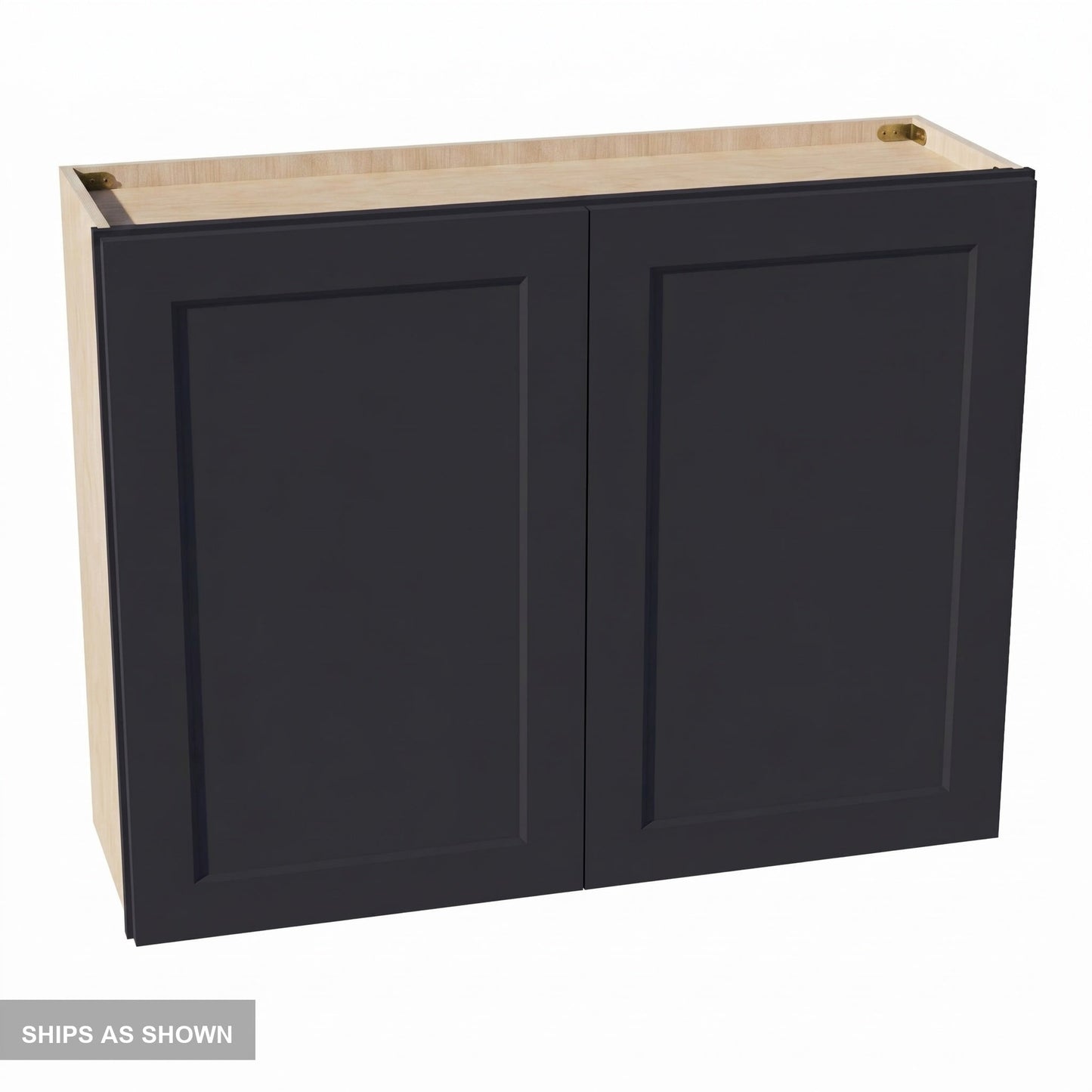 Shaker Wall Cabinet 39" (W3930) · Ardelle - Ebony - Flat Pack