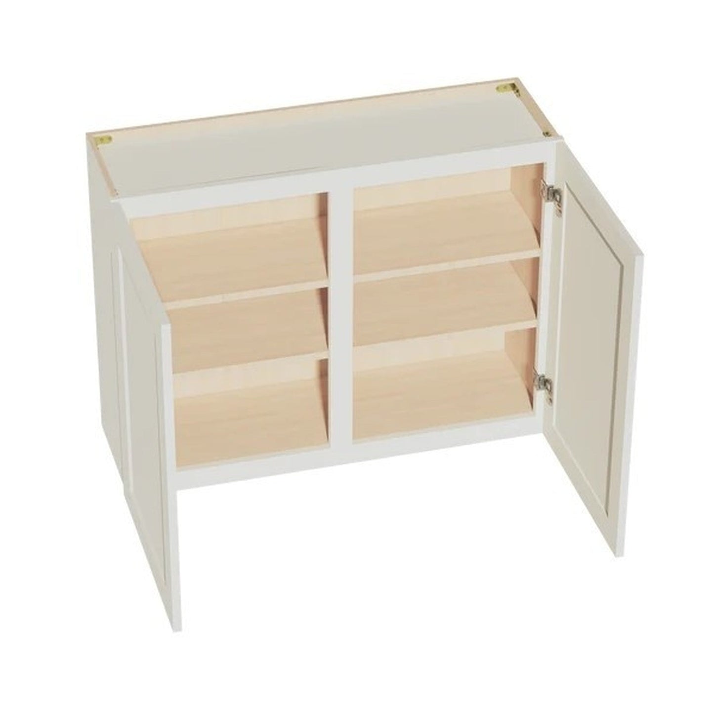 Shaker Wall Cabinet 39" (W3930) · Tallis - Swan White - Interior