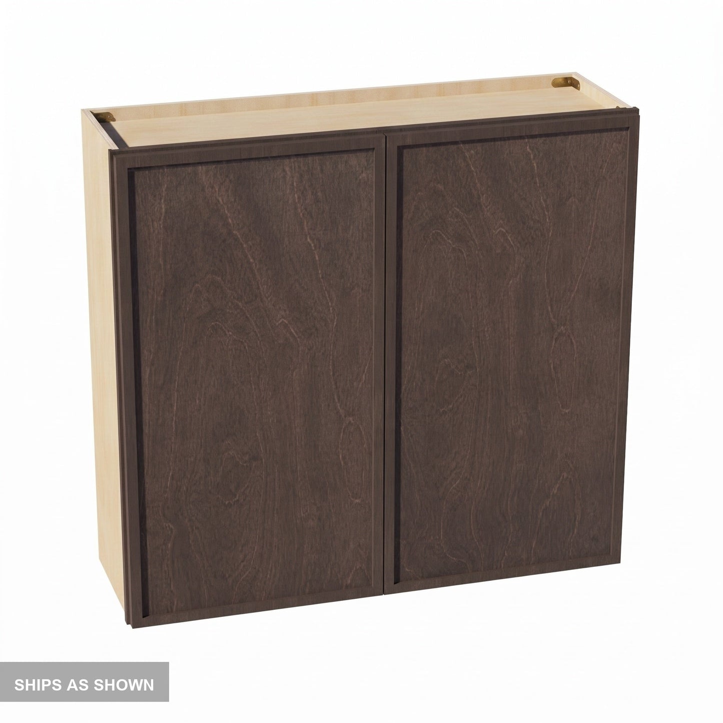 Slim Shaker Wall Cabinet 39" (W3936) · Slim - Mocha - Flat Pack