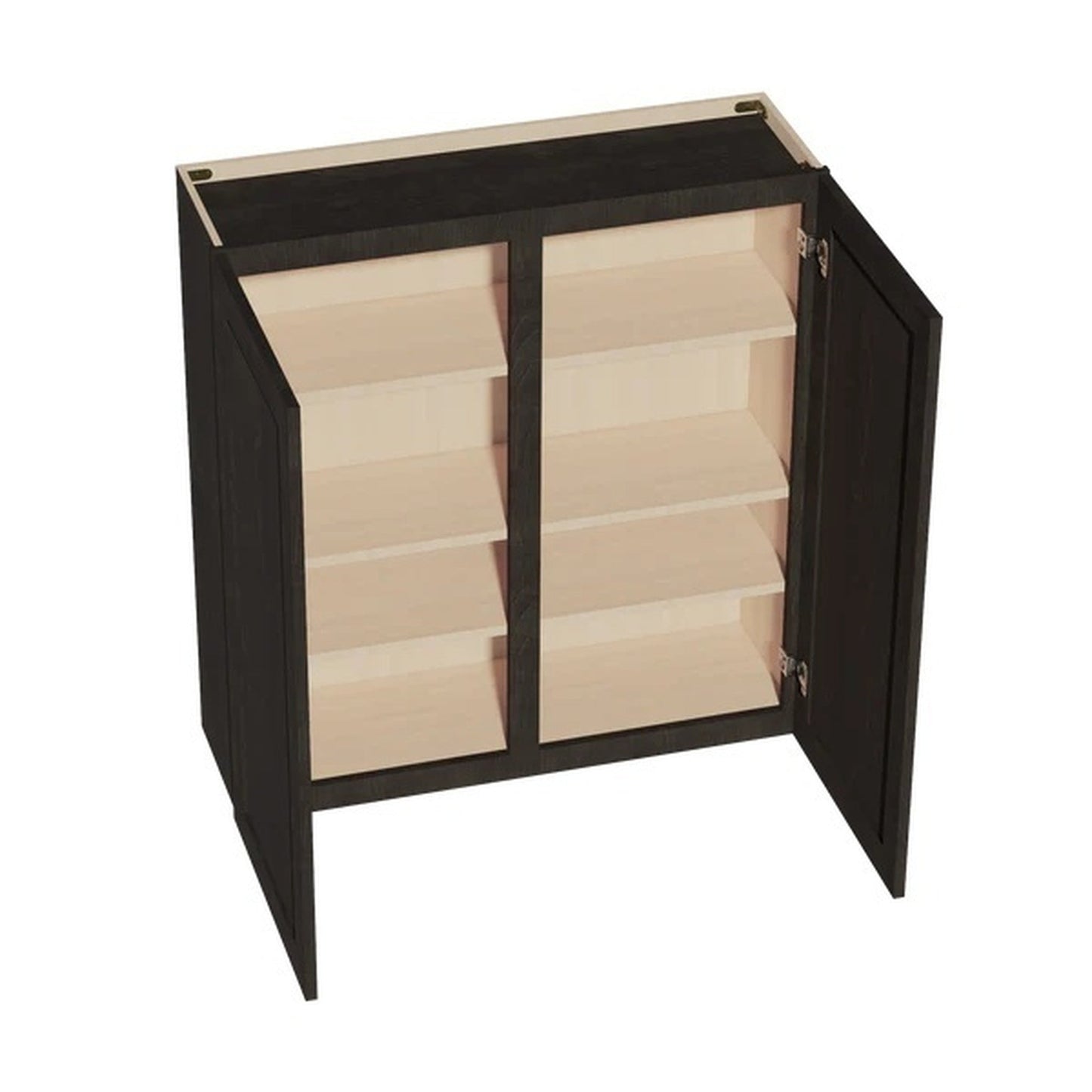 Shaker Wall Cabinet 39" (W3942) · Ardelle - Charcoal - Interior