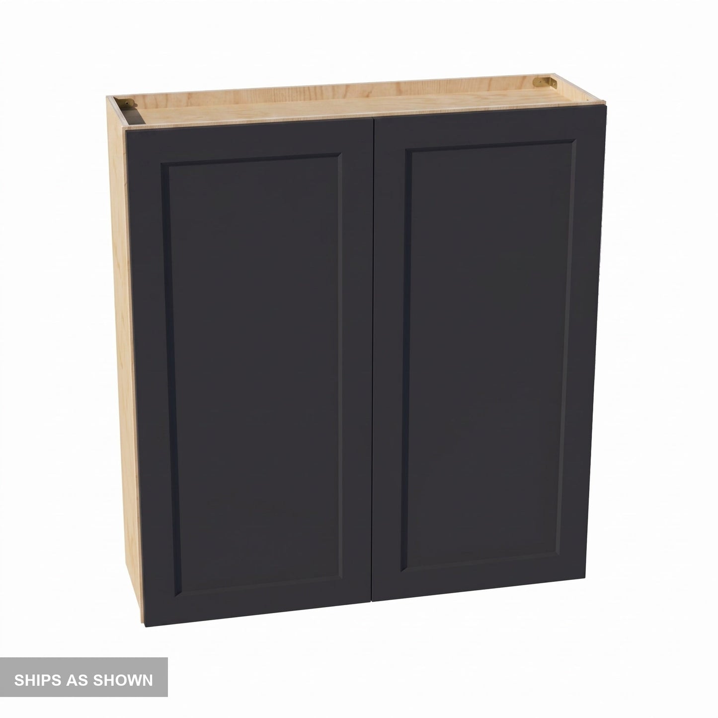 Shaker Wall Cabinet 39" (W3942) · Ardelle - Ebony - Flat Pack
