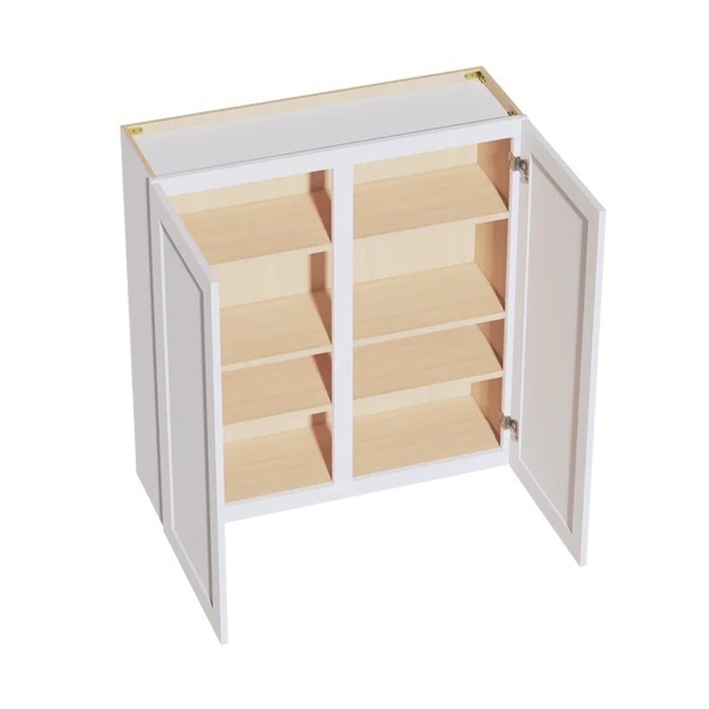 Shaker Wall Cabinet 39" (W3942) · Ardelle - White - Interior